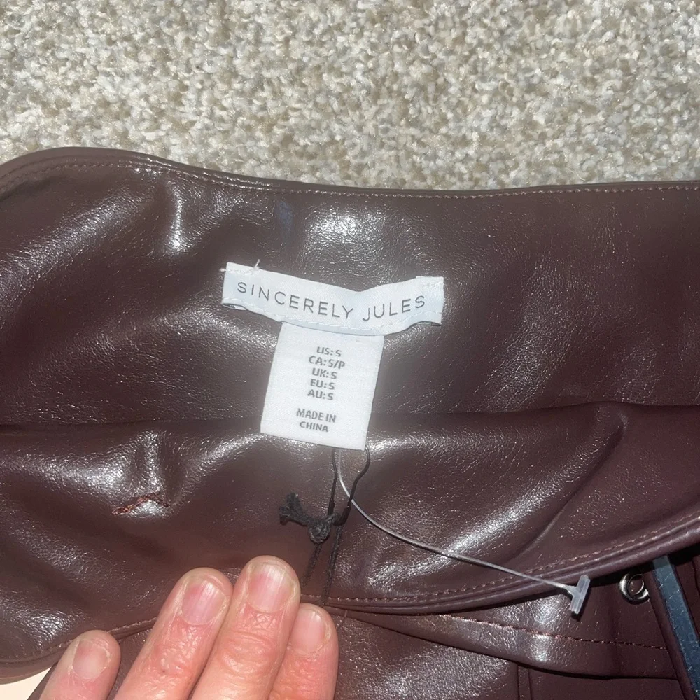 Sincerely‎ Jules Chocolate Brown Pleated Skirt